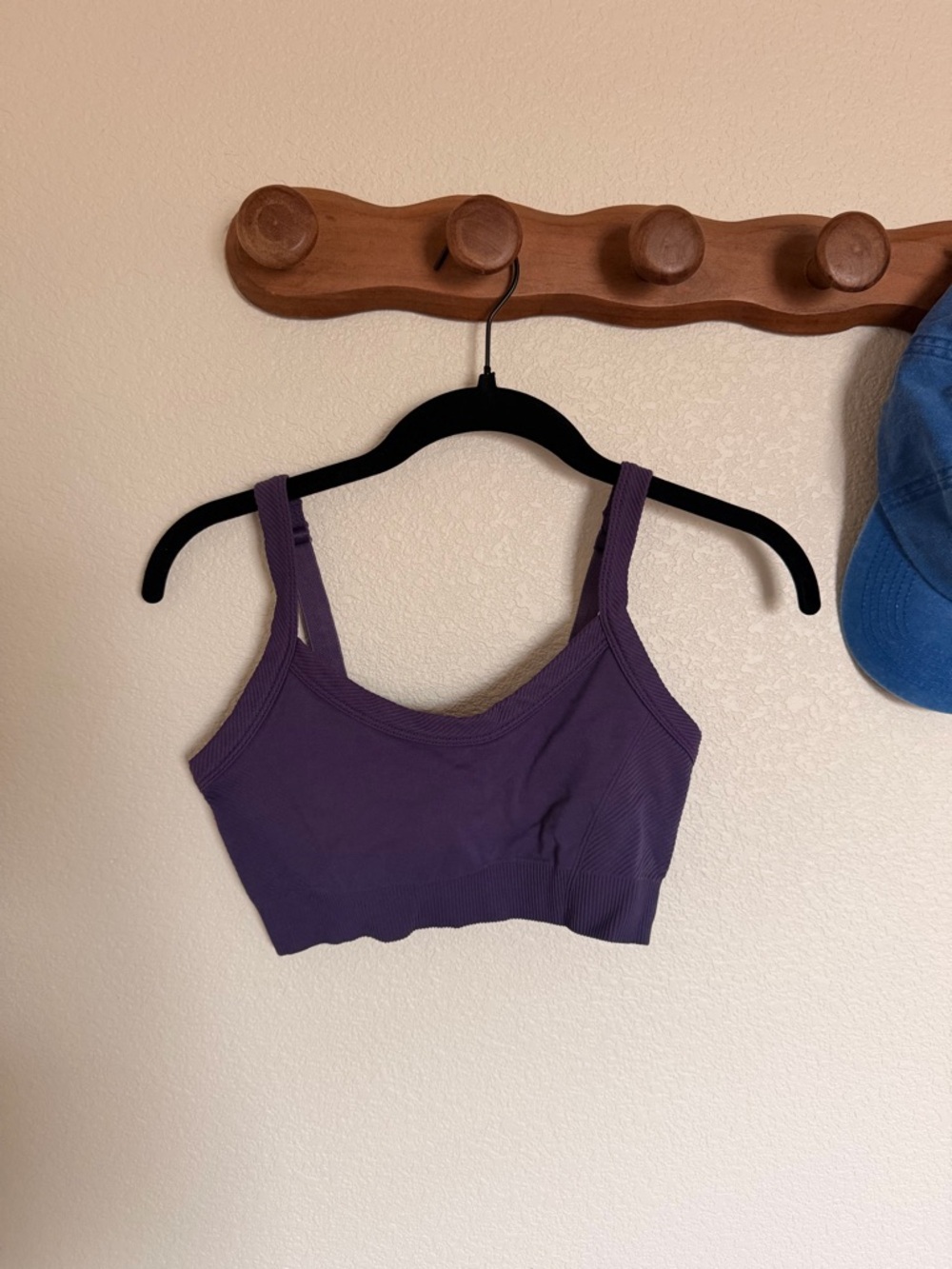 old navy active seamless sports bra purple size small